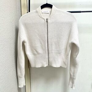 Everlane Zip Fisherman Cardigan Size Small